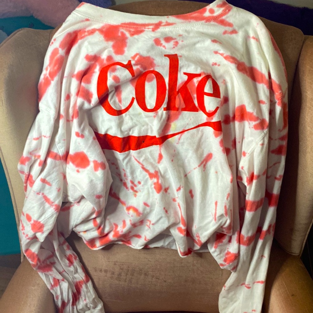 COKA COLA TOP , RED & WHITE , SIZE 3XL
